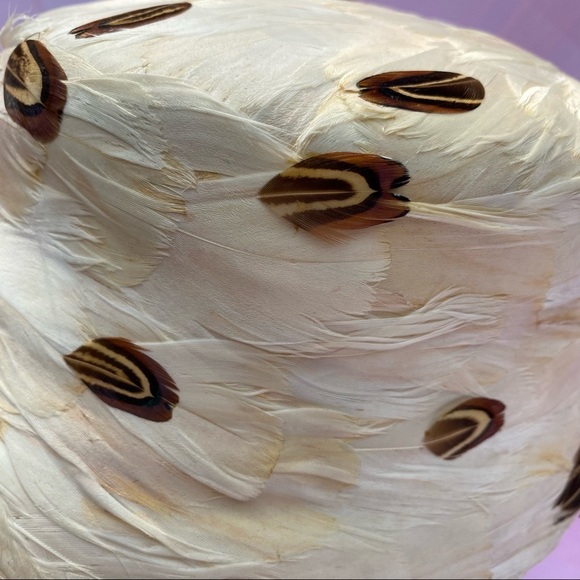 Vintage Feather Cloche Bucket Hat - Picture 6 of 9